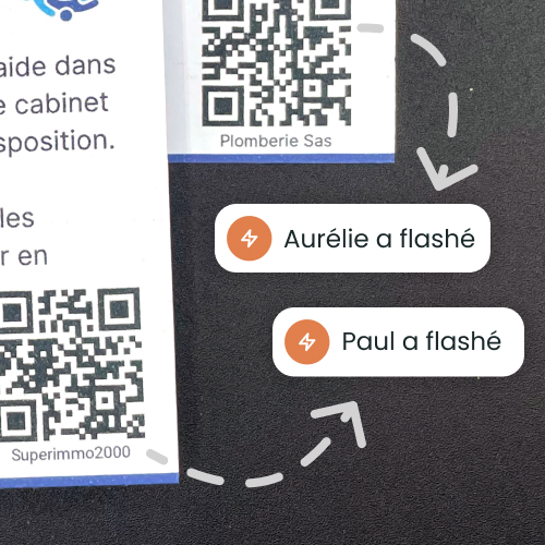 visuel carte QR code + iphone avec form dedans